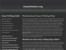 Tablet Screenshot of essaypartner.org